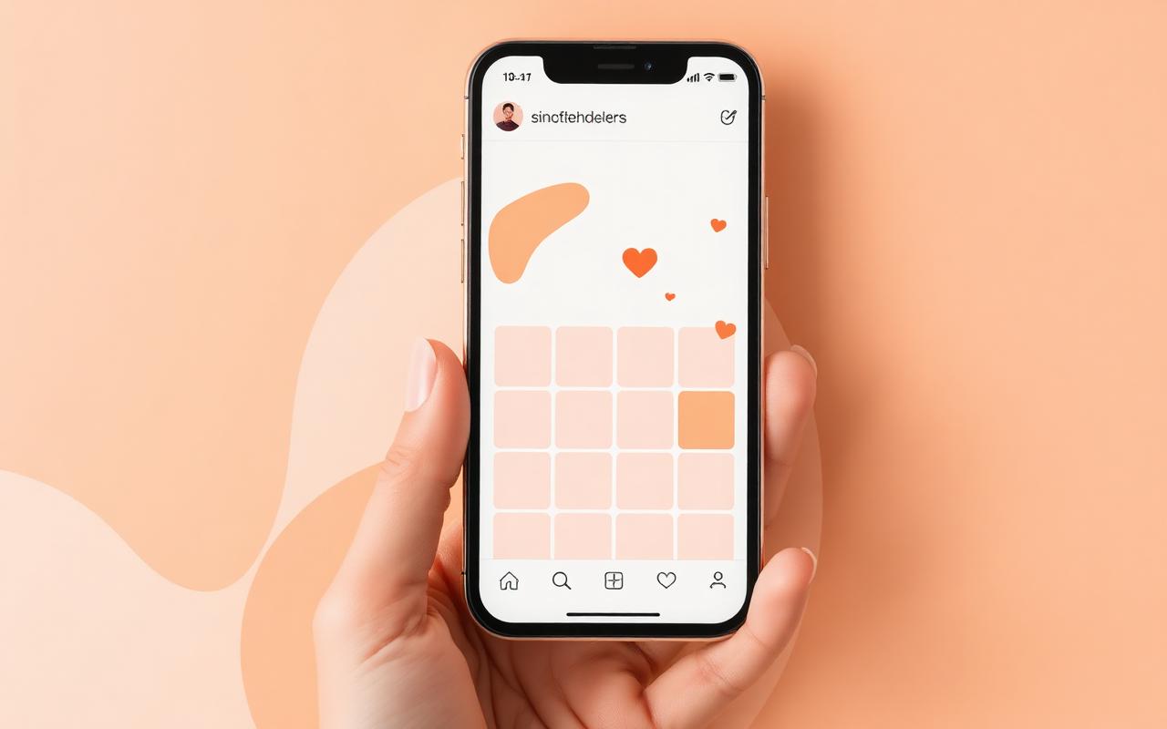 Social media feed on a phone representing SMM services in Bangalore
